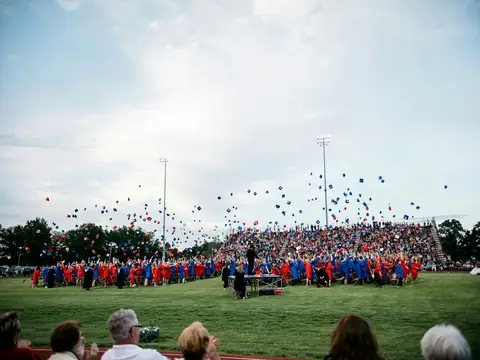 Graduation celebration photo
